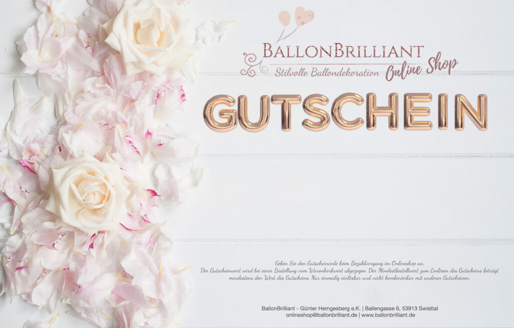 BallonBrilliant Abhol-Katalog Online