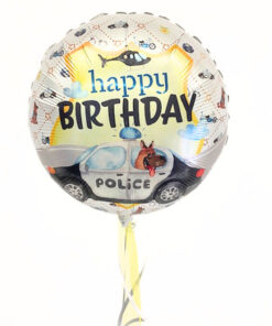 Folienballon Police Happy Birthday