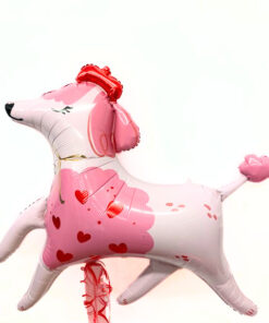 Folienballon "Pudel Valentine"