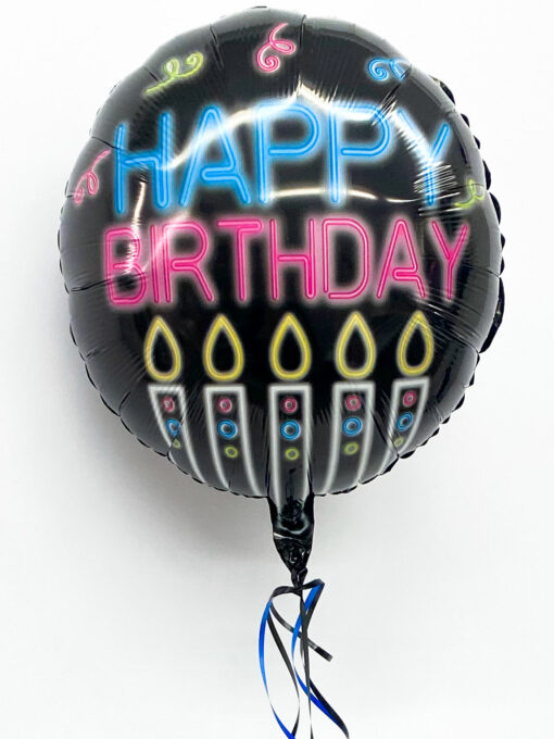 Folienballon "Happy Birthday Neon Vibes"
