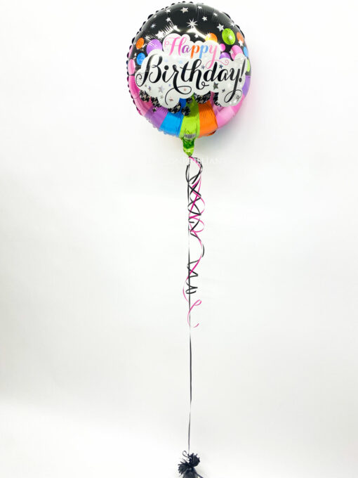 Folienballon "Happy Birthday Elegant Party Vibes" – Bild 2