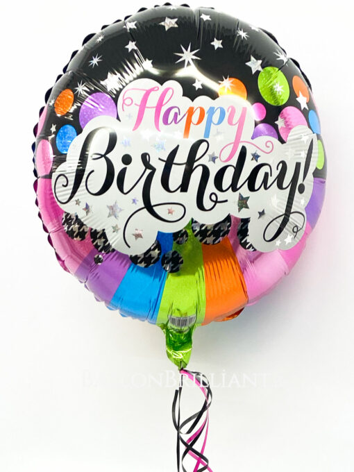 Folienballon "Happy Birthday Elegant Party Vibes"