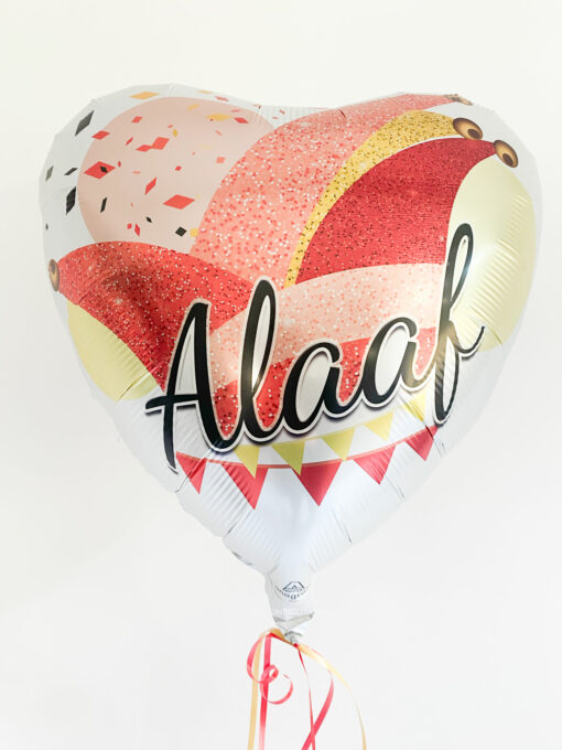 Folienballon "Alaaf Herzi"