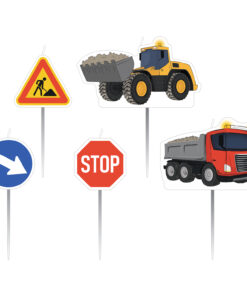 Kuchenkerzen Baustelle "Achtung,  Baustelle Collaction"
