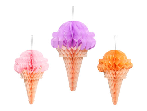 Seidenpapier Dekoration Eiscreme "Sommerbriese Collection"
