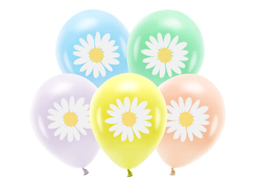 Latexballone Pastellfarben Gänseblümchen "Sommerbriese Collection"