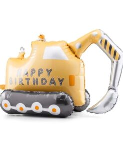 Folienballon Bagger für Luftfüllung "Achtung, Baustelle Collection"