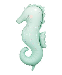 Folienballon Seepferdchen "Mermaid Glitzer Collection"