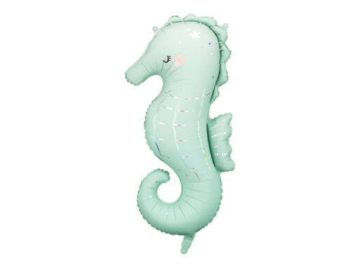 Folienballon Seepferdchen "Mermaid Glitzer Collection"