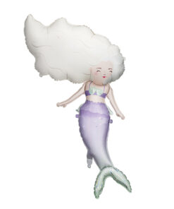 Folienballon Meerjungfrau Pastell "Mermaid Glitzer Collection"
