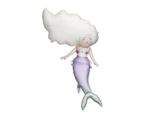 Folienballon Meerjungfrau Pastell "Mermaid Glitzer Collection"