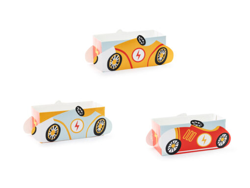 Snackboxen Autos aus Pappe  "Car Racing Collection"