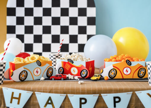 Snackboxen Autos aus Pappe  "Car Racing Collection" – Bild 2