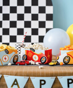 Snackboxen Autos aus Pappe  "Car Racing Collection"