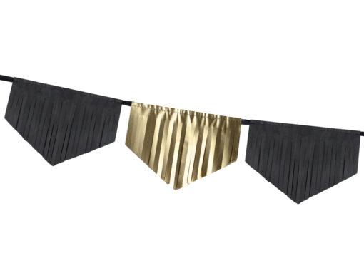 Girlande "Black White/Beige Gold Collection"
