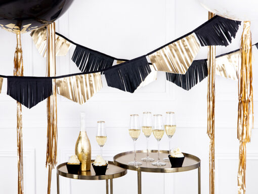 Girlande "Black White/Beige Gold Collection" – Bild 2