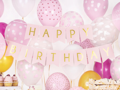 Banner hellrosa Happy Birthday "Kätzchen Deluxe Collection"" – Bild 2