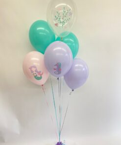Ballonstrauß  Meerjungfrau