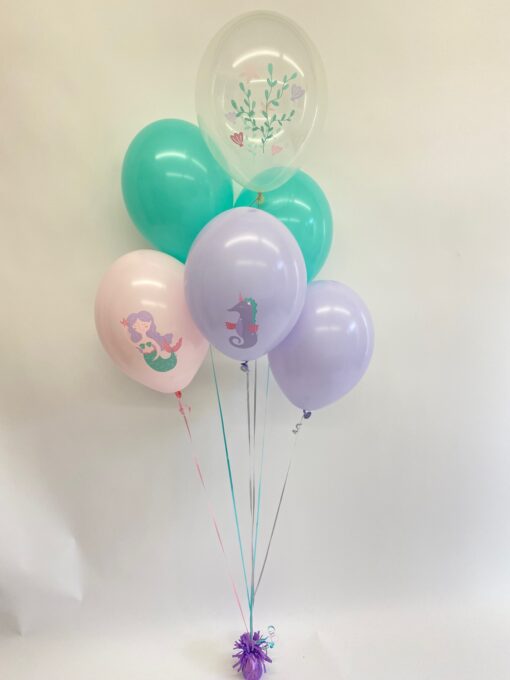 Ballonstrauß  Meerjungfrau