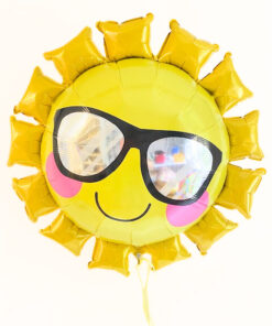Folienballon Sonne mit Brille "Sommerbriese Collection"