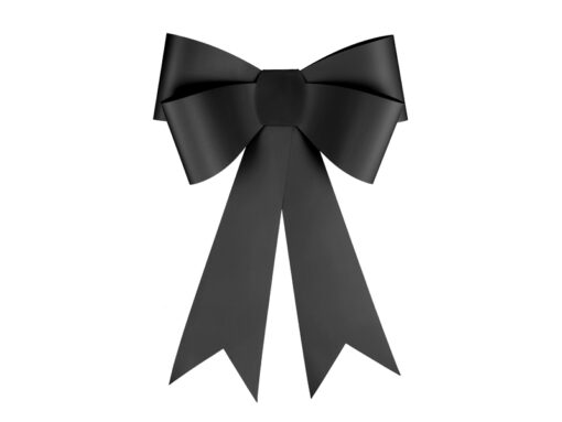 Schleife schwarz "Black and White Collection"