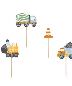Cake Toppers Baufahrzeuge "Achtung, Baustelle Collection"