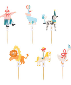 Muffin Cake Toppers "Zirkus Kollektion"