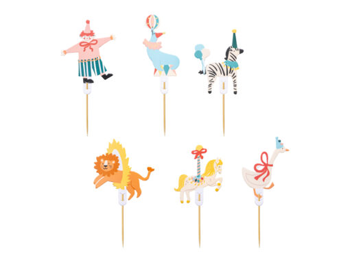 Muffin Cake Toppers "Zirkus Kollektion"