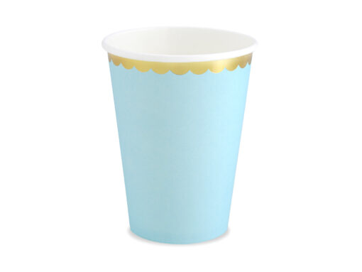 Pappbecher hellblau "Achtung,  Baustelle Collection"