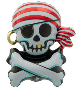 Folienballon Pirat Totenkopf "Piraten Schatzinsel Collection"