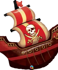 Folienballon Piratenschiff "Piraten Schatzinsel Collection"