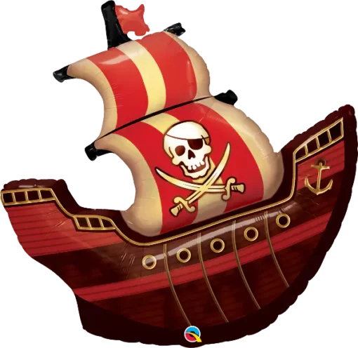 Folienballon Piratenschiff "Piraten Schatzinsel Collection"