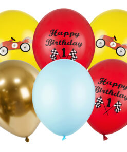 Latexballone Auto Happy Birthday "Car Racing Collection"