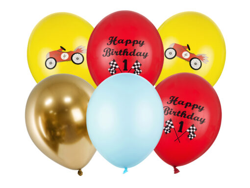 Latexballone Auto Happy Birthday "Car Racing Collection"