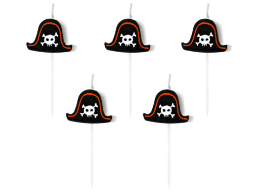 Geburtstagskerzen Piratenhut "Piraten Schatzinsel Collection"