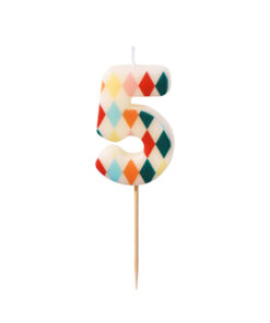 Geburtstagskerze Rhombus "Zirkus Collection"