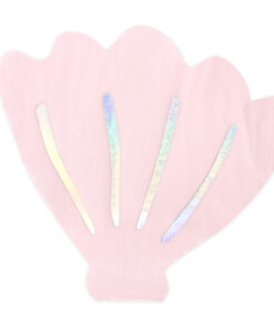 Muschel Papierservietten "Mermaid Glitzer Collection"