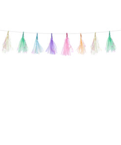 Quasten-Girlande "Mermaid Glitzer Collection"