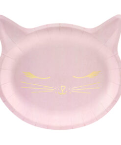 Pappteller Katze rosa "Kätzchen Deluxe Collection"