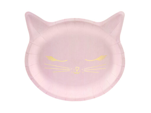 Pappteller Katze rosa "Kätzchen Deluxe Collection"