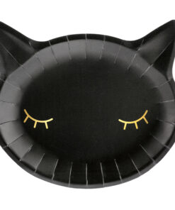 Pappteller Katze schwarz "Kätzchen Deluxe Collection"