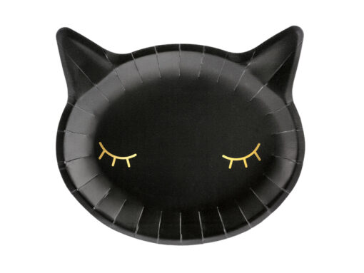 Pappteller Katze schwarz "Kätzchen Deluxe Collection"