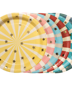 Pappteller Sterne "Zirkus Collection"
