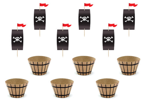 Piraten Muffin Cake Topper "Piraten Schatzinsel Collection"
