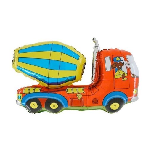 Folienballon Betonmischer "Achtung, Baustelle Collection"