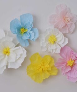 Tissue Papierblumen "Sommerbrise Collection"