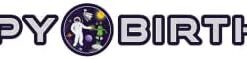 Banner Happy Birthday Space (Space Collection)