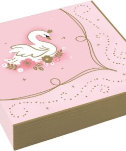 Servietten Schwan "Princess for a Day" (Prinzessin Collection)
