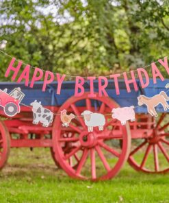 Banner Happy Birthday Bauernhof (Kleine Farm Collection)