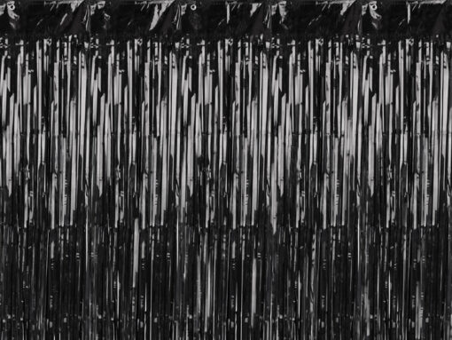 Partyvorhang schwarz (Black and White Collection)